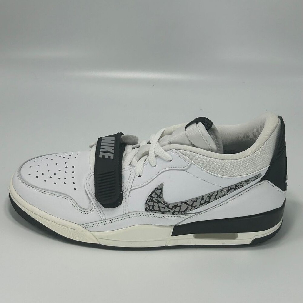 Mens Air Jordan Legacy 312 Elephant Swoosh CD7069-110 Size 10 White Low Shoes